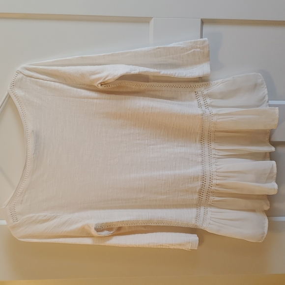 LOFT SZ SM 🤍OFF-WHITE TOP *LIKE NEW CONDITION! - Picture 2 of 6